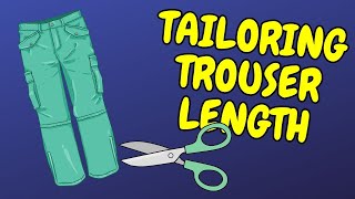 MASTERING TROUSER ALTERATIONS HOW TO TAKE UP TROUSERS LIKE A PRO [upl. by Artenehs]