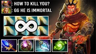 THE TRUE KING BUILD Octarine  Spell Prism  Refresher WK Unkillable Cancer Build Dota 2 [upl. by Edmead]