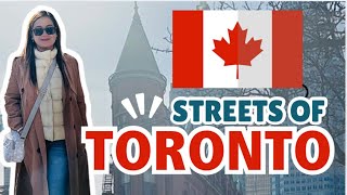 Walking in Downtown TORONTO 🇨🇦  4K Video [upl. by Annovoj]