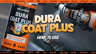 How to use DURACOAT PLUS High performance ceramic coating agent [upl. by Iat93]