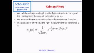 Kalman Filter Applications [upl. by Dewitt442]