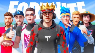 Winning With EVERY YouTuber Fortnite Icon Skin [upl. by Roon]