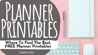 Free Planner Printables [upl. by Yelnikcm998]