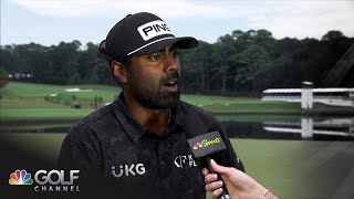 Sahith Theegala explains calling a penalty on himself in Tour Championship  Golf Channel [upl. by Libbi]