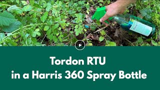 Tordon Herbicide READY TO USE RTU on Your Woody Plants Stumps and Tree Control [upl. by Nyladnar85]