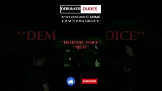 Did we encounter DEMONIC ACTIVITY in this HAUNTED CAVE scary demon ghosthunting debunkerdudes [upl. by Herzog]