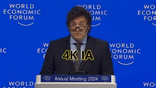 Javier Milei  Discurso completo en el Foro Económico Mundial en Davos en 4K [upl. by Aggarwal]