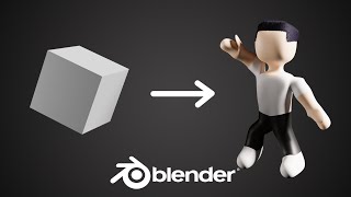 How to Create a Low Poly Character in Blender in 1 Minute [upl. by Ardyth678]