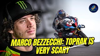 Want to learn from Toprak invite him to MotoGP Marco Bezzecchi says Toprak is very scary [upl. by Llednohs832]