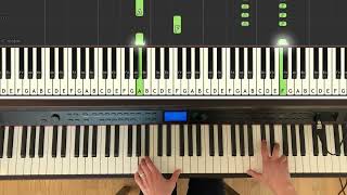 quotBallade pour Adelinequot by Paul de Senneville presented on the piano with Synthesia short version [upl. by Neenaj279]