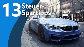 Steuern sparen  13 legale Steuertipps für Selbstständige [upl. by Tebzil]