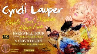 Cyndi Lauper  quotShe Bopquot 4K Live  Nashville TN  Bridgestone Arena [upl. by Ahsined]