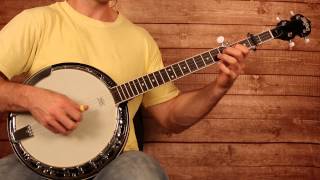 Old Crow Medicine Show quotWagon Wheelquot Banjo Lesson With Tab [upl. by Arebma396]