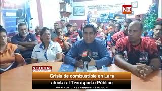 Crisis de combustible en Lara afecta al Transporte Público [upl. by Dnaltiac751]