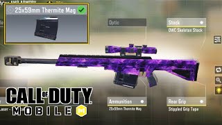 New S6 Rytec AMR Sniper with Thermite Mag Rounds Build is insane in COD Mobile  Call of Duty Mobile [upl. by Eenerb648]