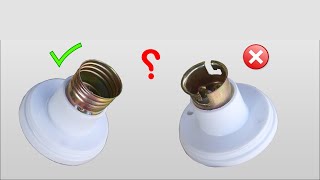 Comparison Between Screw Bulb Holder And Pin Bulb Holder [upl. by Adnav376]