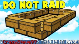 DO NOT RAID THIS SKYBASE  Minecraft FACTIONS 795 [upl. by Nnahtur]