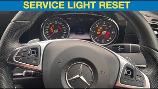 2019 Mercedes E Class Service light reset [upl. by Uranie]