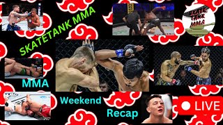 ONE 168  Burns vs Brady  Bellator  Regional MMA Recap [upl. by Assen249]