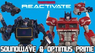 Soundwave amp Optimus Prime Review  Transformers Reactivate [upl. by Antebi]