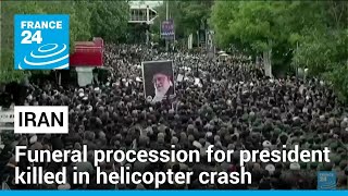 Iran holds memorial for late president Raisi after helicopter crash death • FRANCE 24 English [upl. by Venetia585]