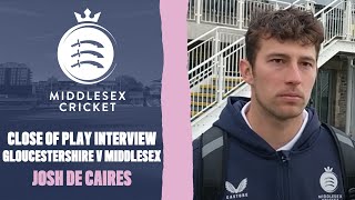 CLOSE OF PLAY INTERVIEW  JOSH DE CAIRES [upl. by Devlin]