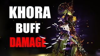 Experiment Khora Prime More Damage Belly Of The Beast Steel Path  Warframe [upl. by Asiral]