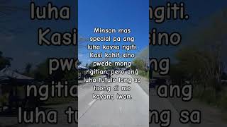 Minsan mas special pa ang luha kaysa ngiti trendingshort youtubevideo hugotpatama shortvideo [upl. by Arved546]