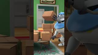 Hide and Seek With Moving Boxes  ARPO the Robot  shorts arpo robots [upl. by Eelatan]