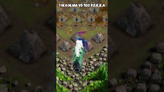 100× MAX PEKKA VS 1× MOMMA 😱💀 clashofclans games coc supercell [upl. by Annavoj871]