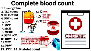 Complete blood count test  Complete Hemogram  CBC report [upl. by Eldorado621]