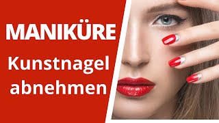 Nagelpflege nach Kunstnägeln [upl. by Fritzsche]