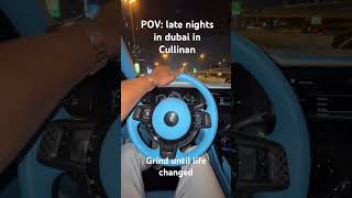 POVlate nights in Dubai in cullinan pov shorts success subscribe cullinan luxury millionaire [upl. by Reeher]