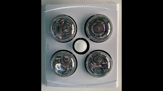 Three in one bathroom fan heater light fitting [upl. by Chevy135]