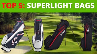 BEST GOLF LIGHT STAND BAGS 2021 [upl. by Naesed]