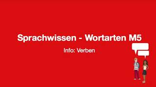 Sprachwissen  Wortarten M 5 Verben Dialog [upl. by Standley]