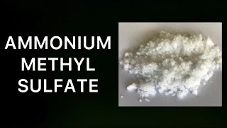 Making Ammonium Methyl Sulfate [upl. by Ynttirb77]