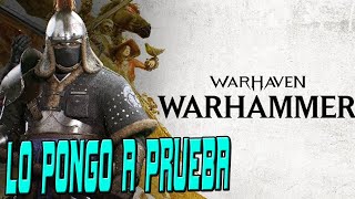 PROBANDO A WARHAMMER EN WARHAVEN [upl. by Ugo]