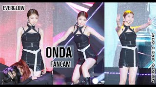 220717 에버글로우EVERGLOW  Pirate 온다 직캠Onda fancam 22 GKPOP Concert [upl. by Dric]