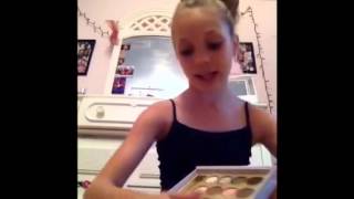 Maddie Ziegler First makeup tutorial [upl. by Allard]