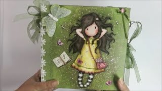 Scrapbook Handmade Gorjuss Mini Album 44 SOLD [upl. by Gilbertine]