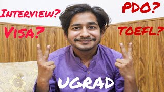 UGRAD Important Questions and Answers  Interview  Visa  PDO  TOEFL [upl. by Vevine]