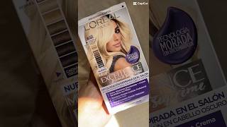 Decolorante efecto Morado 💜 de lorealparis tintes hairplantation hair [upl. by Akehsal]