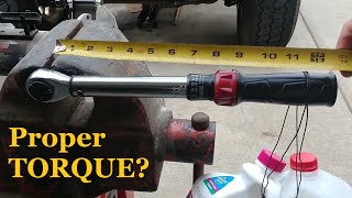 How to check and adjust click style Craftsman torque wrench calibration [upl. by Jacey]