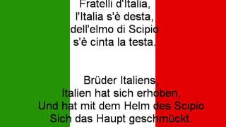 Nationalhymne Italiens text [upl. by Usanis570]