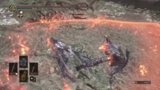 DARK SOULS 3 ringed knight spear parry timing [upl. by Parcel]