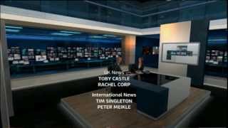 ITV News at Ten  High EndShot Directing with Both Screens in View  19th September 2013 [upl. by Eidua214]