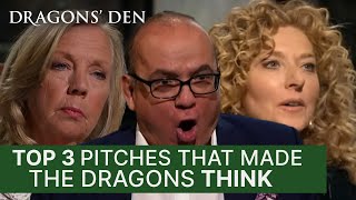 Top 3 Pitches Where A Dragon Contemplates Giving An Entrepreneur A Job  Dragons Den [upl. by Herra]