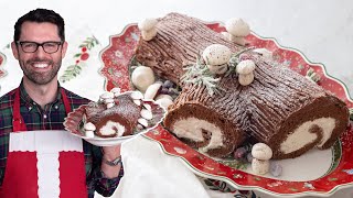 How to make a Yule Log  Bûche De Noël [upl. by Tobe]