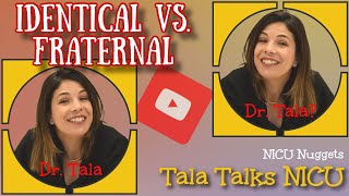 Monodi Identical Fraternal Didi What do these terms mean  NICU Nuggets  Tala Talks NICU [upl. by Yenatirb]